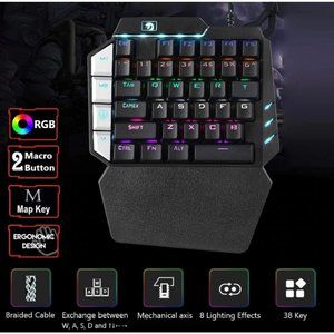 Mechanical Gaming Keyboard 38 Keys Blue Switches